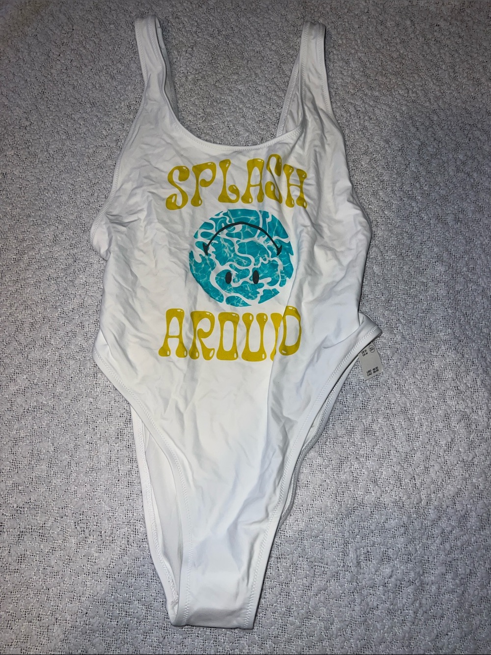 aerie Smiley One-Piece Cheekiest Swimsuit “Splash Around”
